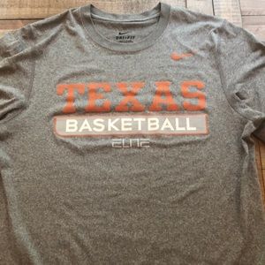 texas basketball long sleeve t-shirt